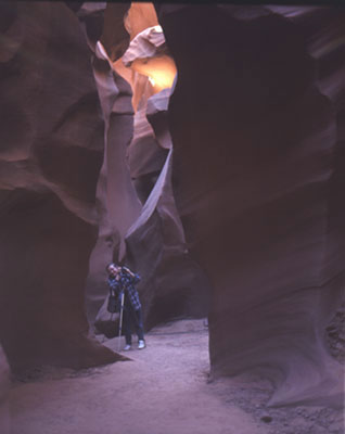 Anni Adkins at Antelope Canyon
